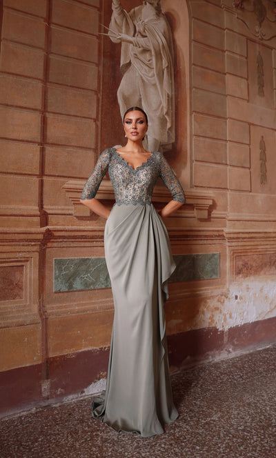 Gray Cobert Gown