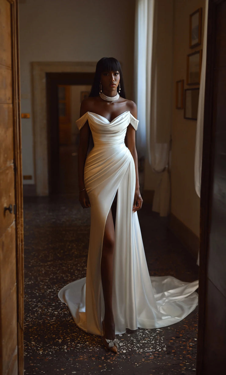 Satin Delilah Wedding Gown