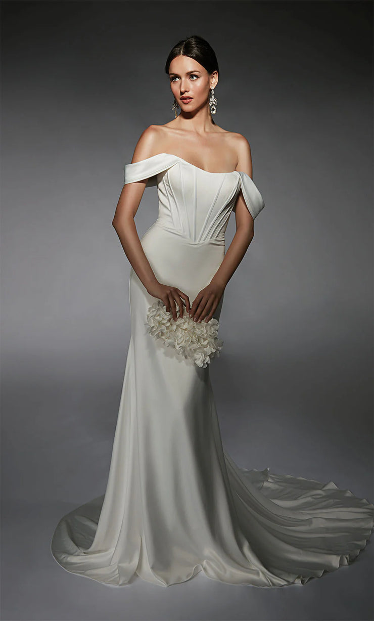 The Mary ~ Fit & Flare Gown Chicago Bridal Store Company The Mary ~ Fit & Flare Gown Chicago Bridal Store Company