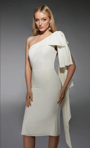 Milano One- Shoulder City Hall Bridal Dress