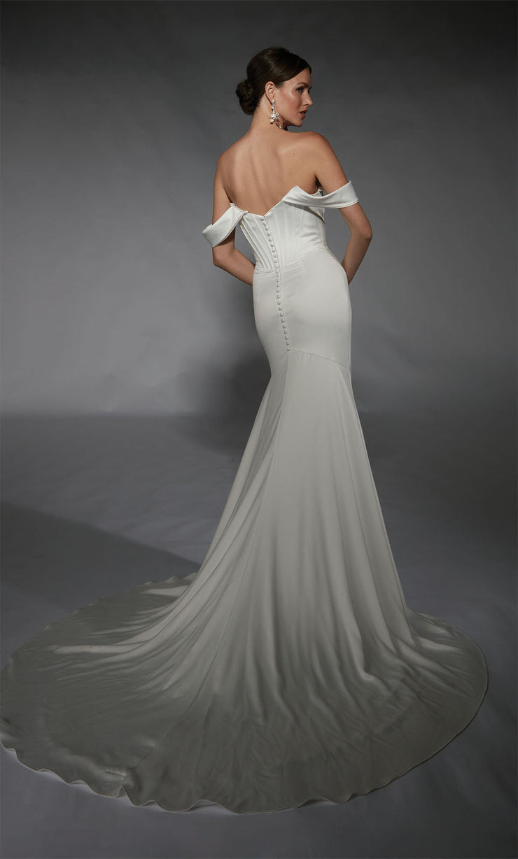 The Mary ~ Fit & Flare Gown Chicago Bridal Store Company The Mary ~ Fit & Flare Gown Chicago Bridal Store Company