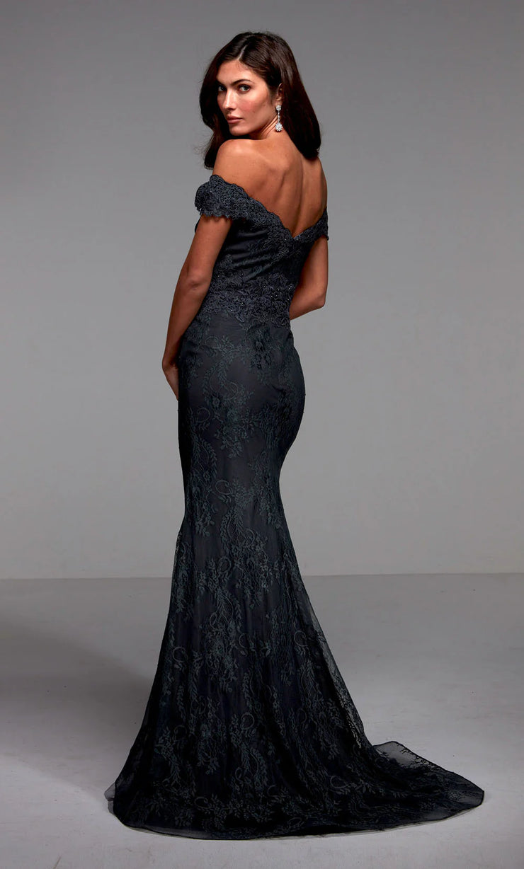 Charcoal Khail Gown