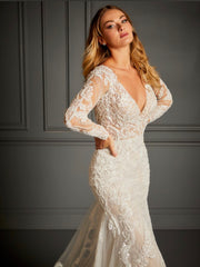 The Hampton Road Long Sleeve Wedding Gown