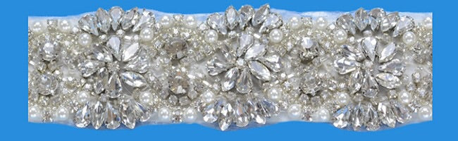 Crystal Circle Wide Stretch Belt