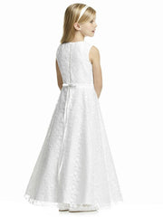 Ivory Sequin Dessy Flowergirl Dresses FL4056 - Chicago Bridal Store Company