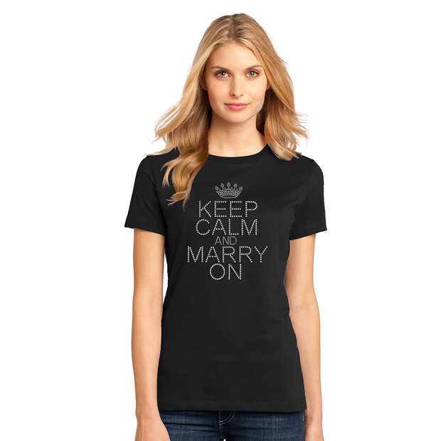 Keep Calm Marry On T-Shirt - Chicago Bridal Store Company