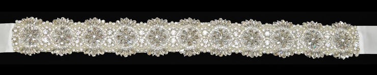 Bling Rhinestone Bridal Belt ~Style Bride-001 - Chicago Bridal Store Company