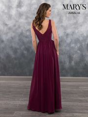 Burgundy A Line Dress - Chicago Bridal Store Company