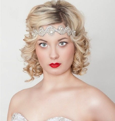 Miss Evelyn Headband - Chicago Bridal Store Company