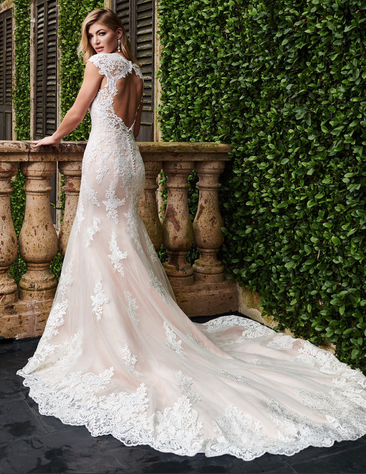 Ashlee Gown-  Couture Damour MB4073 - Chicago Bridal Store Company