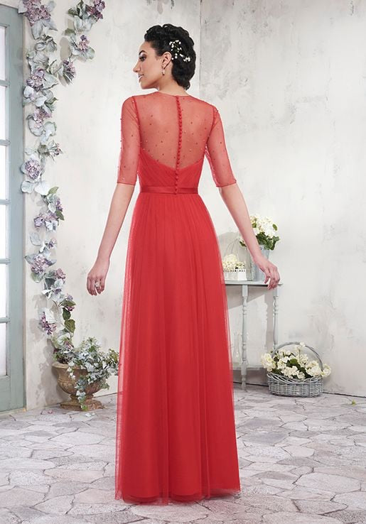 Tulle Sleeved Mother’s of Bride/Groom - Chicago Bridal Store Company