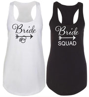 Tribal Bride & Bride Squad Racerback Tank Top - Chicago Bridal Store Company
