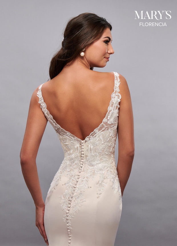 Florencia Bridal Dress Ivory Blush Size 14