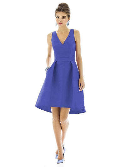 Alfred Sung Dress D586 - Chicago Bridal Store Company