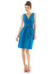 Alfred Sung Dress D597 - Chicago Bridal Store Company