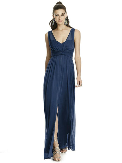 ALFRED SUNG BY DESSY D740 SPLIT FRONT BRIDESMAID DRESS- Chicagobridalstore.com - Chicago Bridal Store Company