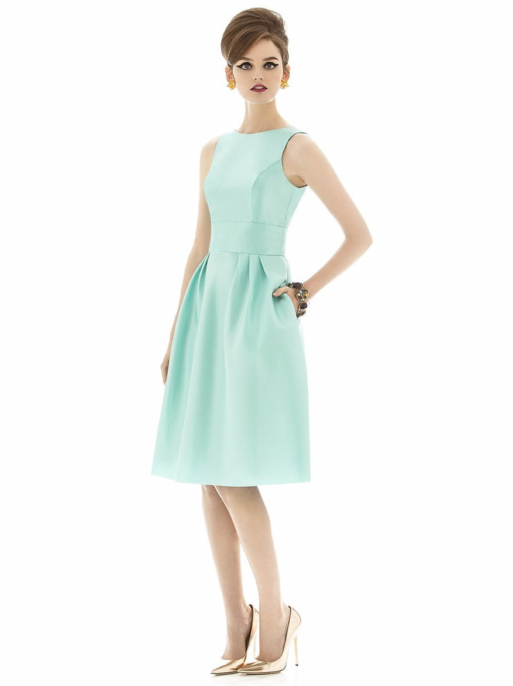 Cocktail Length Alfred Sung D660 - Chicago Bridal Store Company
