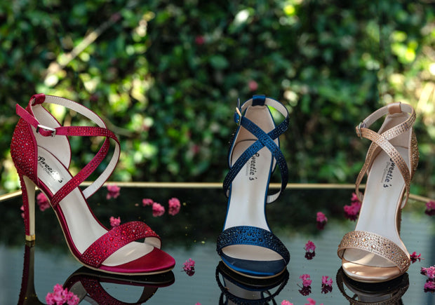Miss Ruby Navy Shoe - Chicago Bridal Store Company