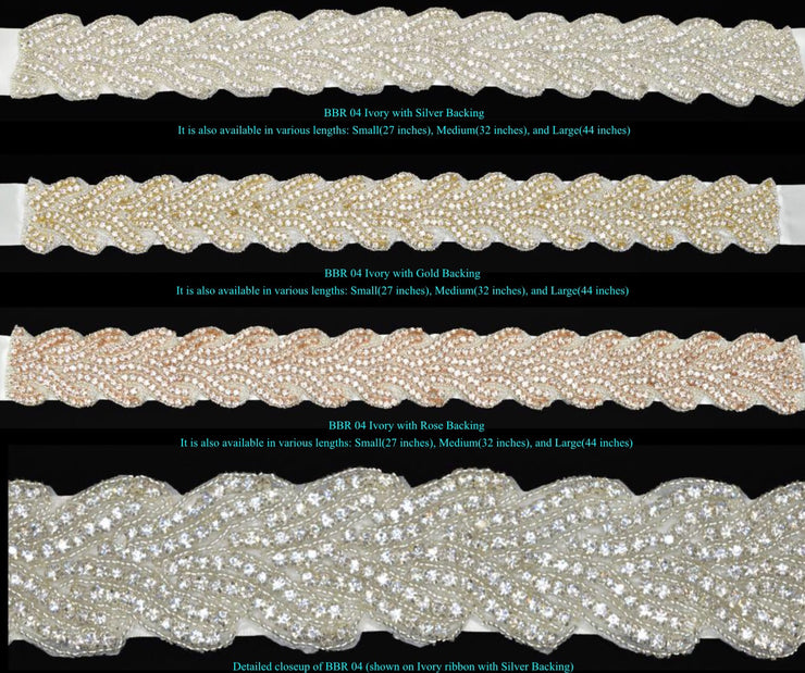 Bling Rhinestone Bridal Belt ~ Style Bride-004 - Chicago Bridal Store Company