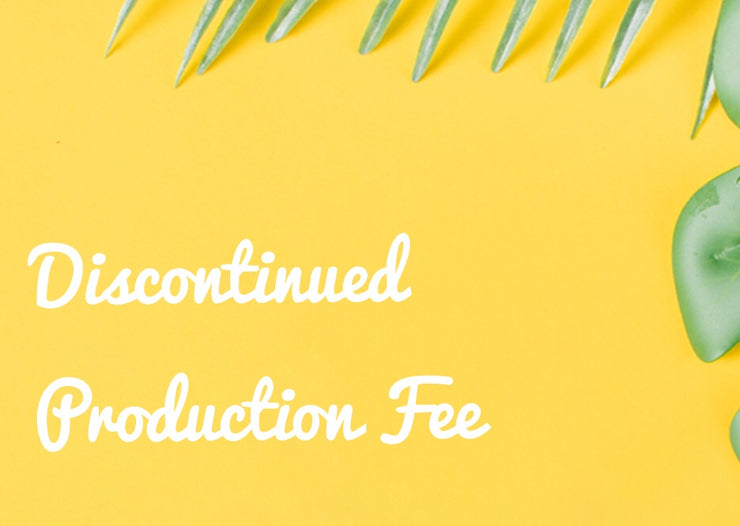 Discontinued Dress Production Fee - Chicago Bridal Store Company