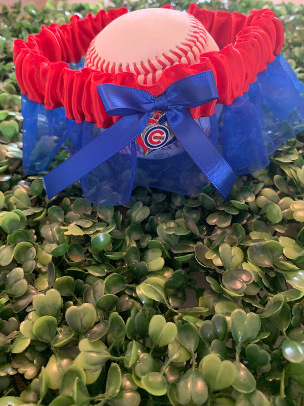 Chicago Cubs Wedding Garter - Chicago Bridal Store Company