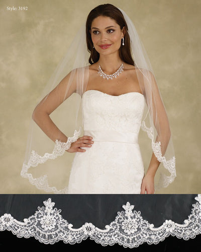 Marionat Le Crystal Veil Style 3192 - Chicago Bridal Store Company