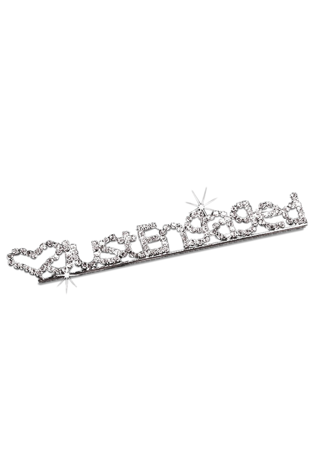Just Engaged Sparkling Pin - Chicago Bridal Store Company