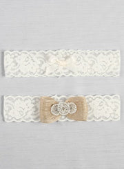 Savannah Bridal Garter Set- White or Ivory ChicagoBridalStore.com - Chicago Bridal Store Company