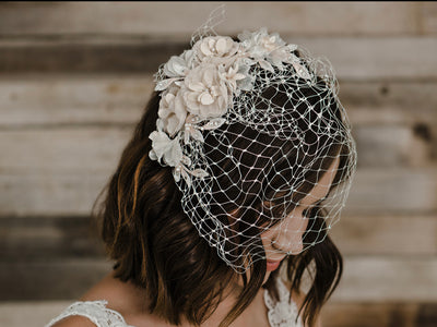 Ciara | Tulle Cage Veil
