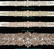 Bling Rhinestone Bridal Belt ~ Style Bride-008 - Chicago Bridal Store Company