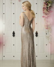 The Amara Sequin Gown - Chicago Bridal Store Company